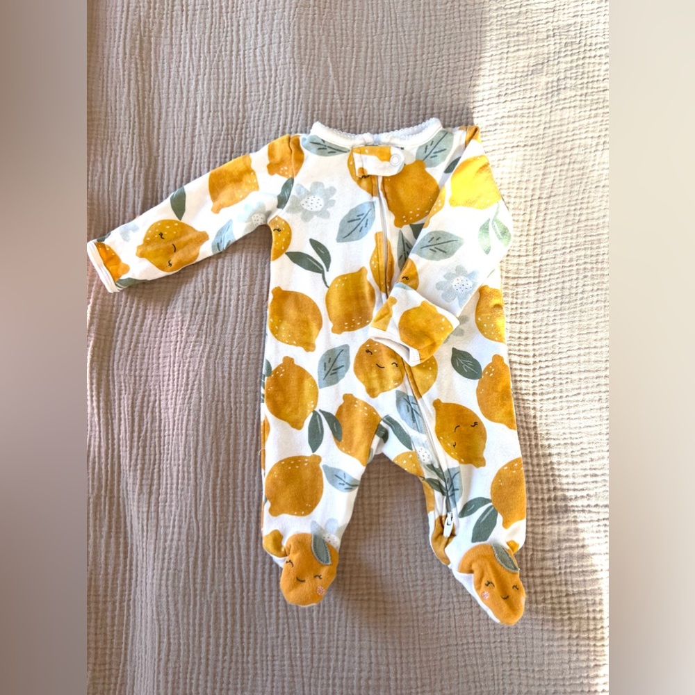 Carters NB Lemon Onesie